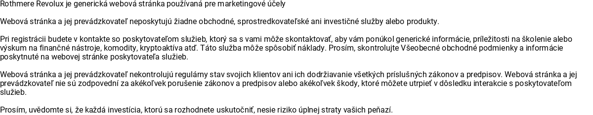 Rizikov&eacute; vyskakovacie Okno